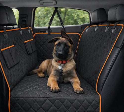Housse de siège voiture imperméable pour chien avec protection complète des portières et design hamac anti-poils – MyCocoonPet